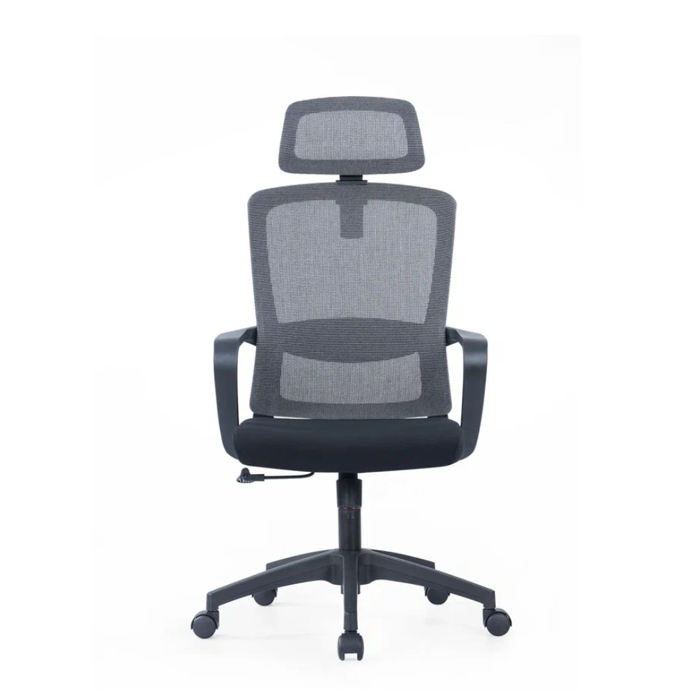 Кресло компьютерное SitZone U-060A, сетка, ткань, черный, пластик - 2