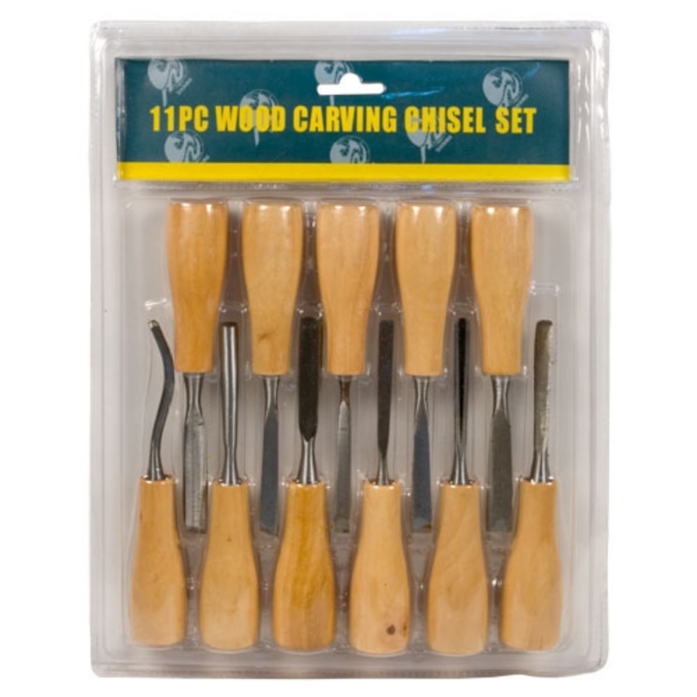 Резцы по дереву "Сонет", набор 11 шт., блистер