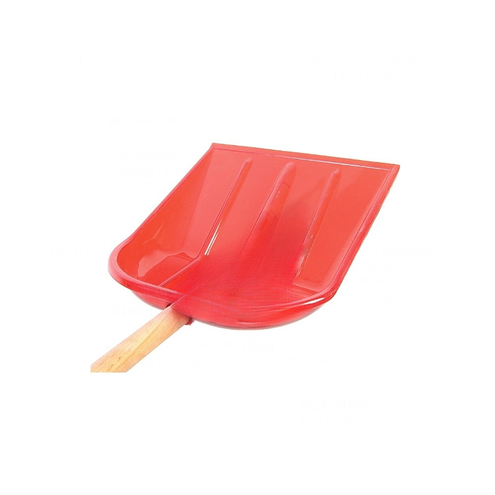 Лопата снеговая "Зима №4", 35х35 см, с черенком 