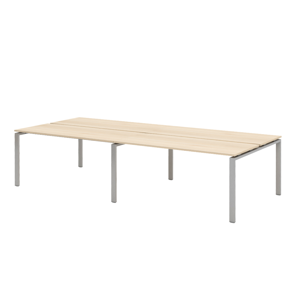 Коллекция Титан Бенч-система линейная на 4 рабочих места ТН312ТР-2х2+ТН312К-22_ПР