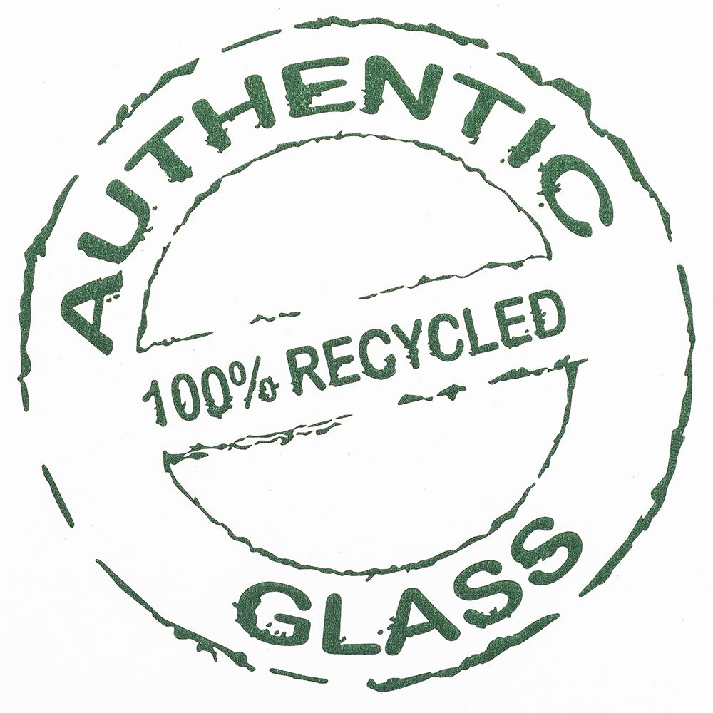 Бутыль декоративная "5126F1004 Aran", стекло, зеленый