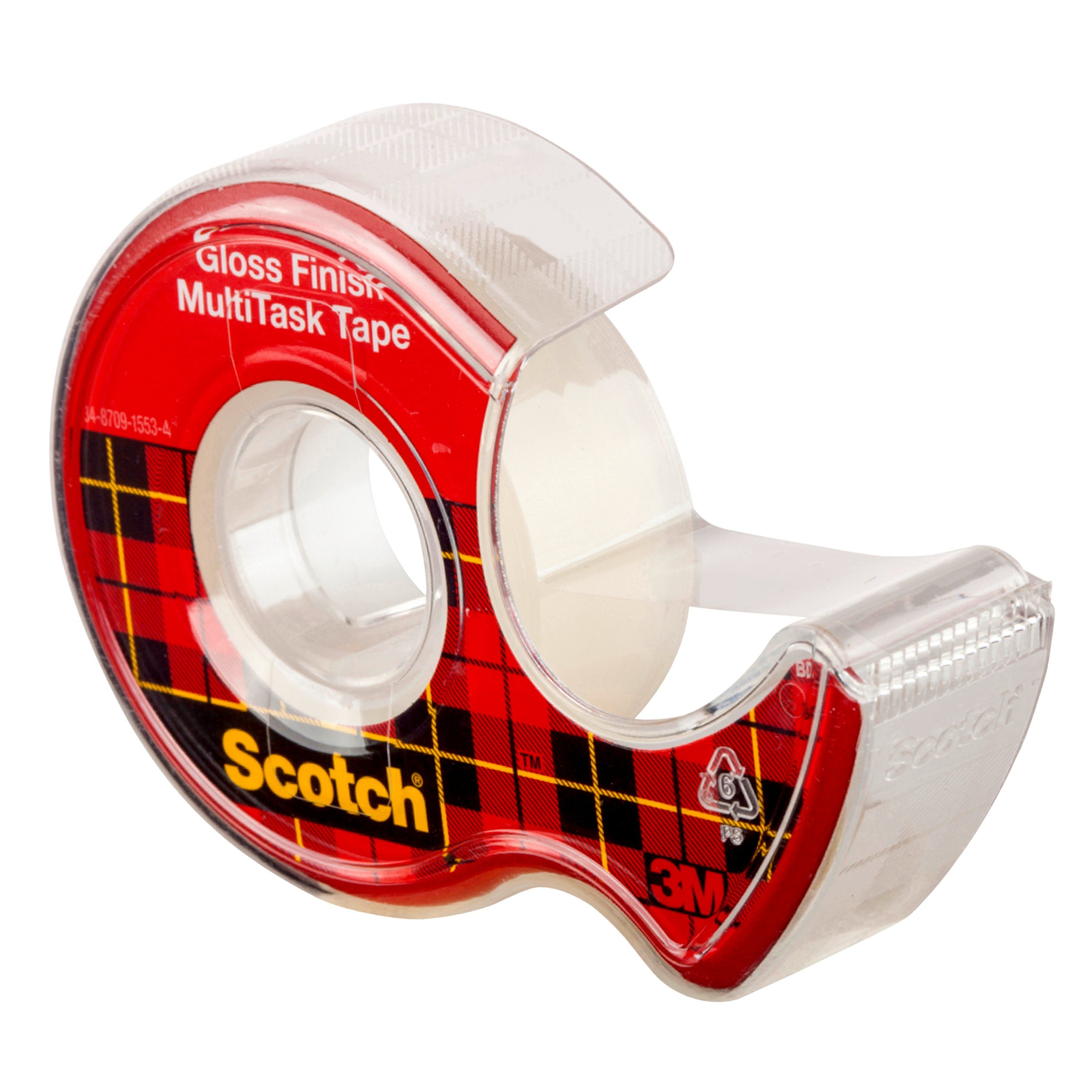 Клейкая лента Scotch "Crystal" в диспенсере, 19x7.5 мм/м - 2