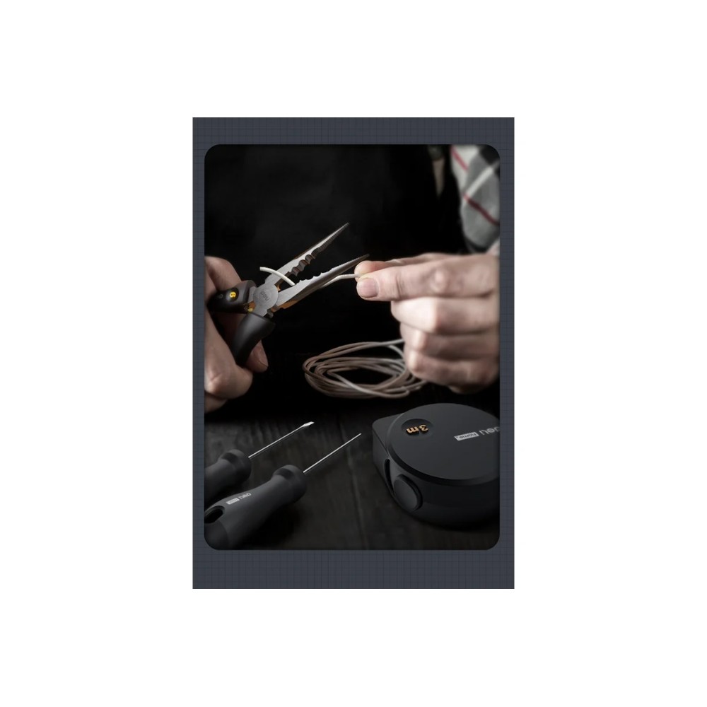 Набор ручного инструмента Deli HS EHT0006, 6 предметов, Soft Touch, черный - 5
