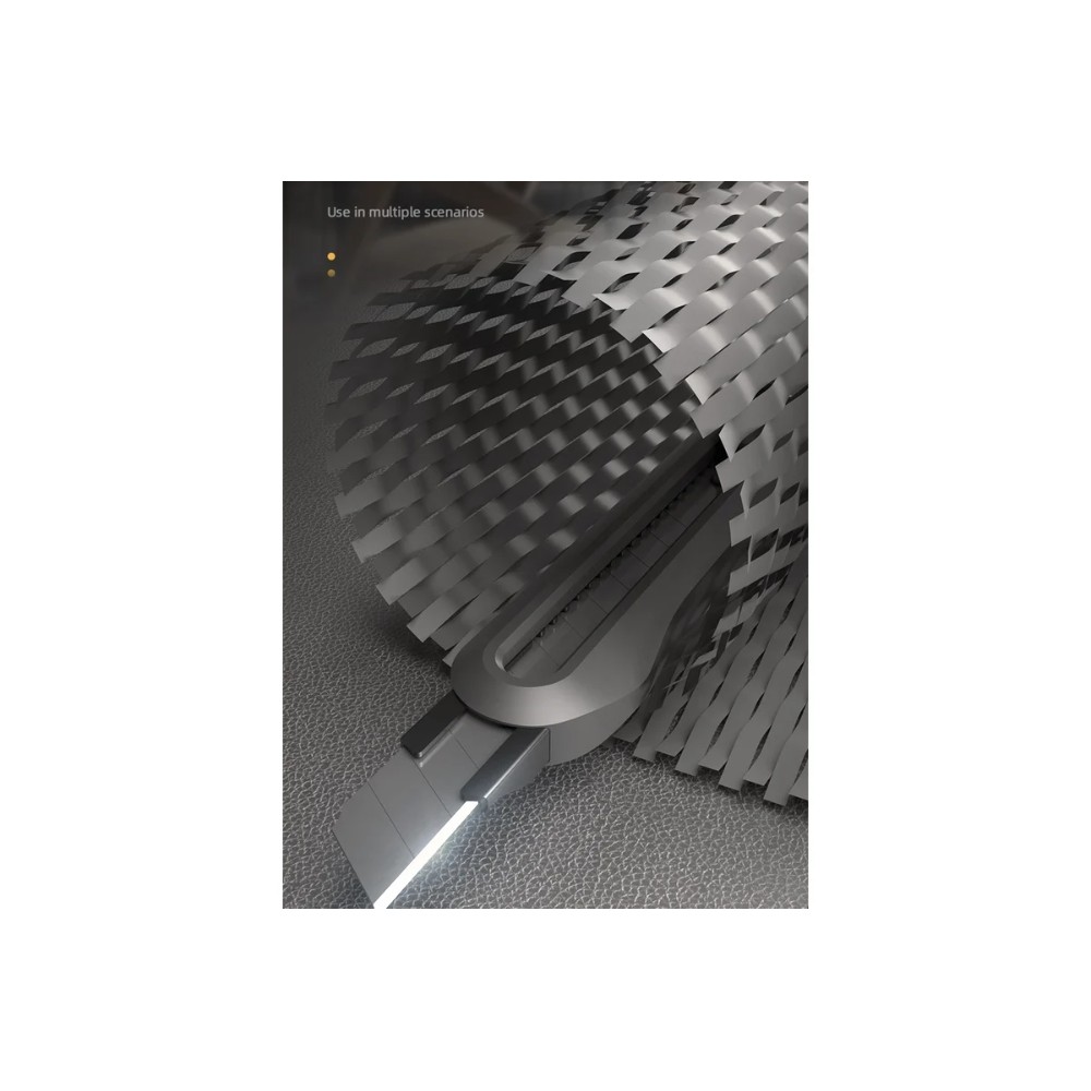 Нож для бумаги "Deli Home", 9 мм, чёрный - 6