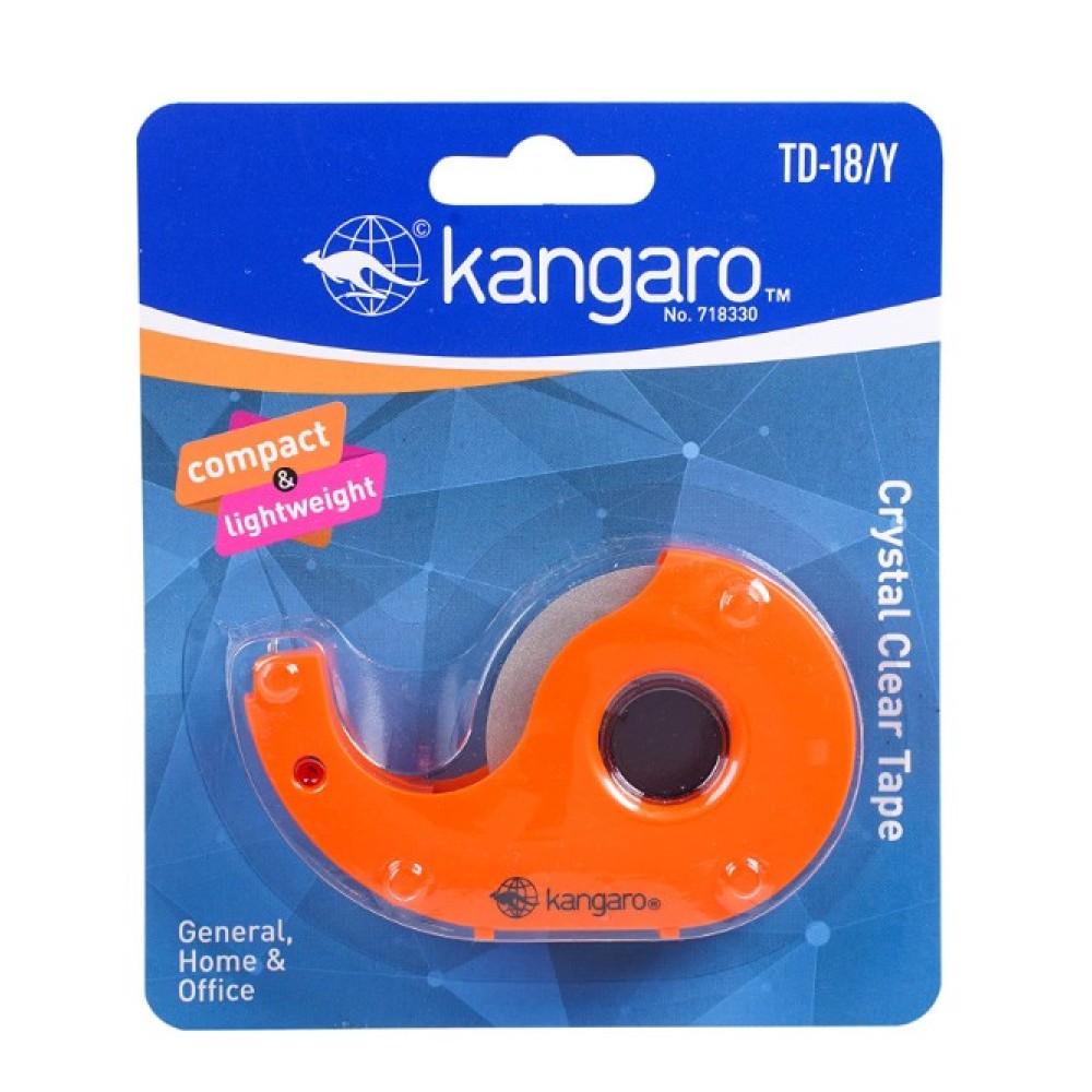 Диспенсер для клейкой ленты "Kangaro TD-18/Y"