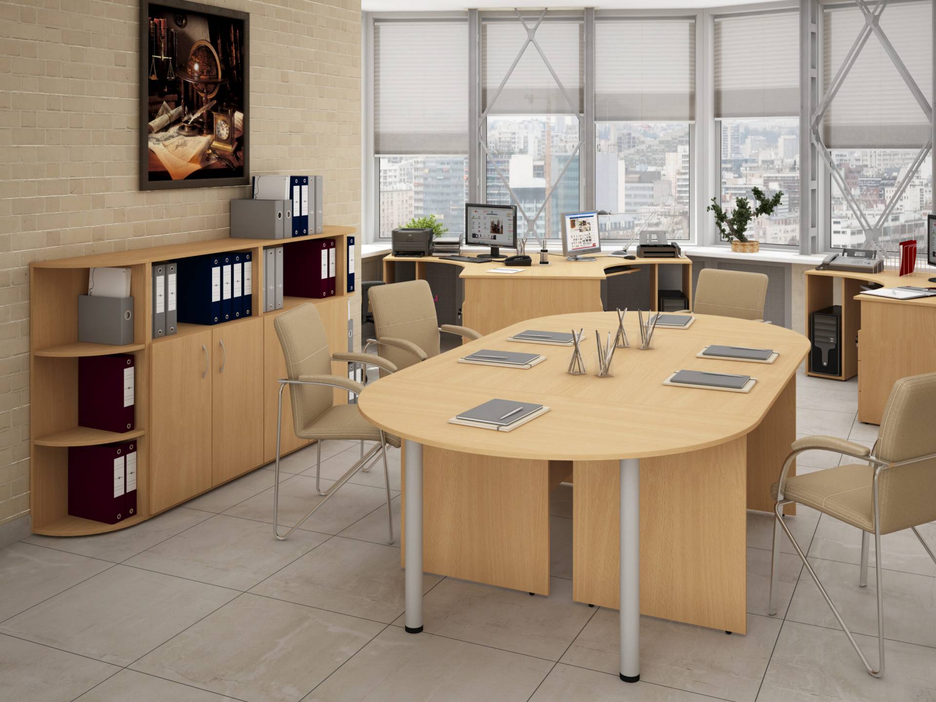 Коллекция Столица стол приставной С-915.101, 700х900х750 мм, дуб сонома - 10