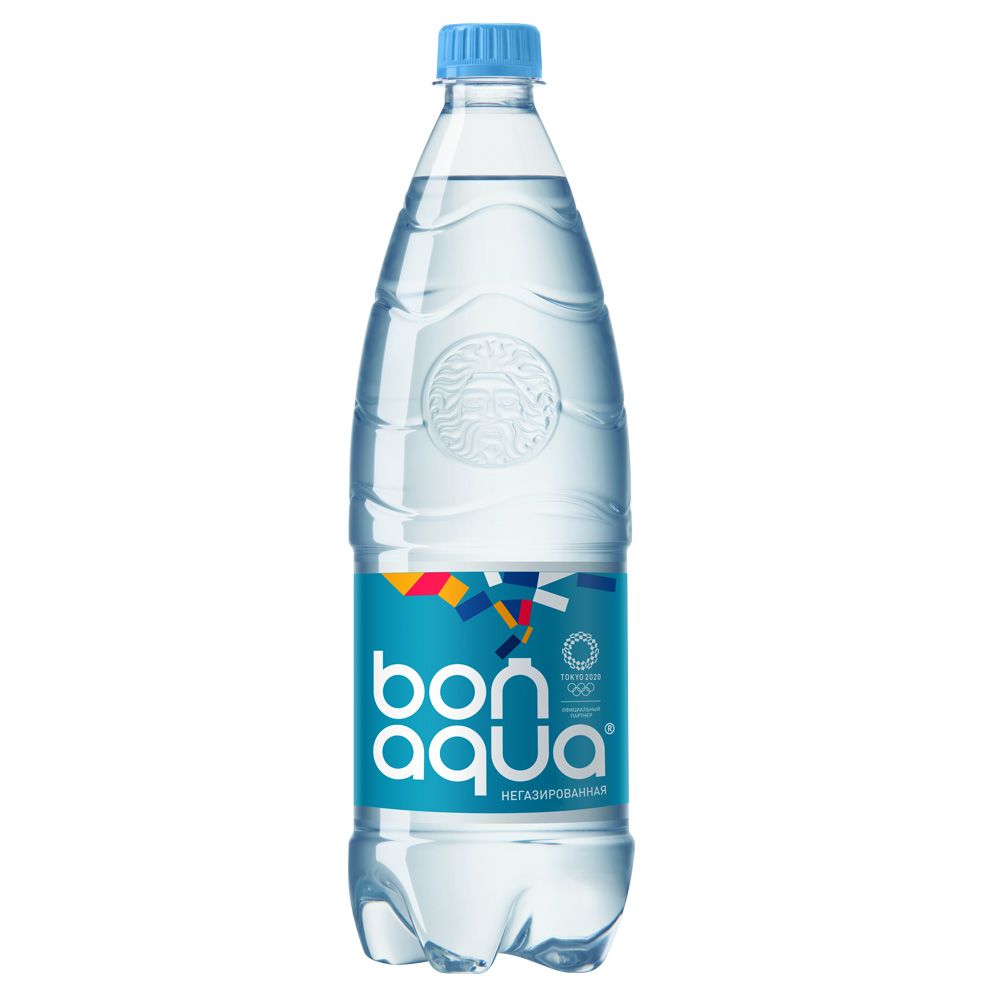 Вода питьевая "Bonaqua", негазированная, 1 л