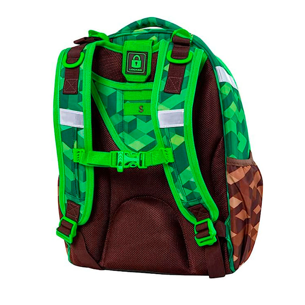 Рюкзак школьный CoolPack "City Jungle", зеленый, коричневый - 3