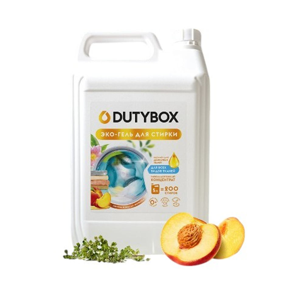 Средство для стирки Dutybox, Персик и масло жожоба