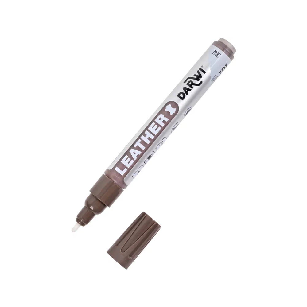 Маркер акриловый для кожи "Darwi", 2 мм, какао
