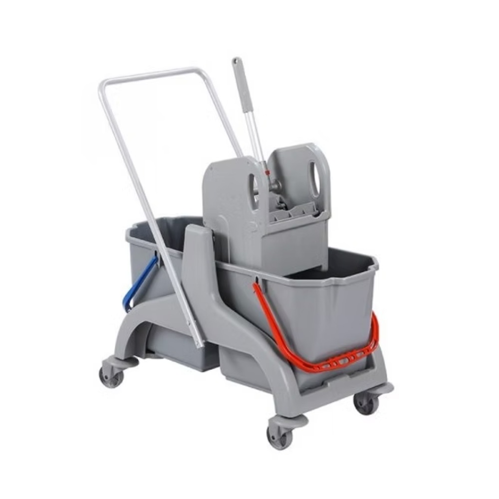 Тележка комплексная 2х25л с отжимом, серый