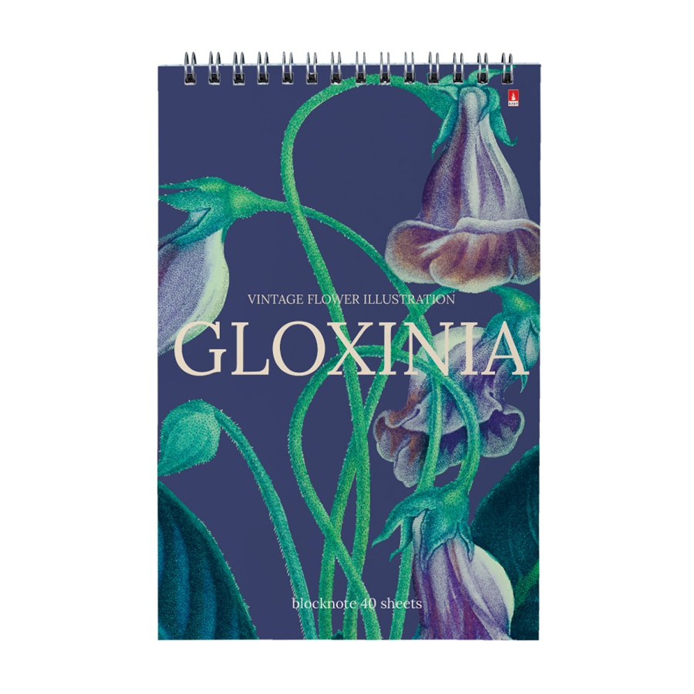 Блокнот "Цветы. Паттерн", A5, 40 листов, в клетку, ассорти - 4