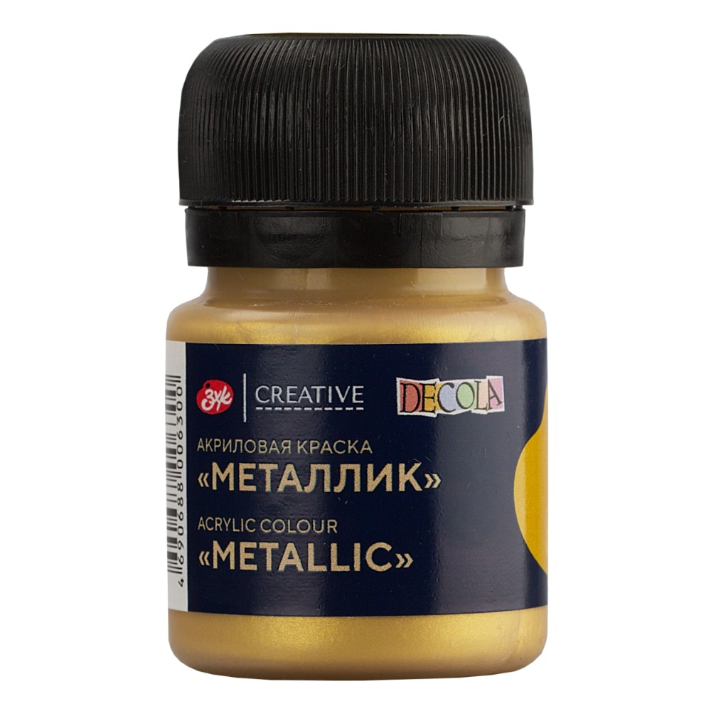 Краска акриловая металлик "Декола"