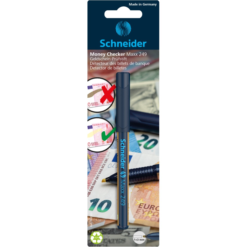 Маркер для проверки банкнот “Maxx 249”, 1-3 мм, прозрачный