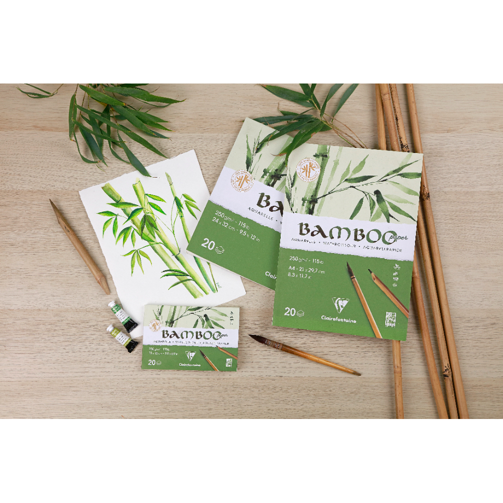 Блок-склейка для акварели "Bamboo", А4, 250г/м2, 20 листов - 2