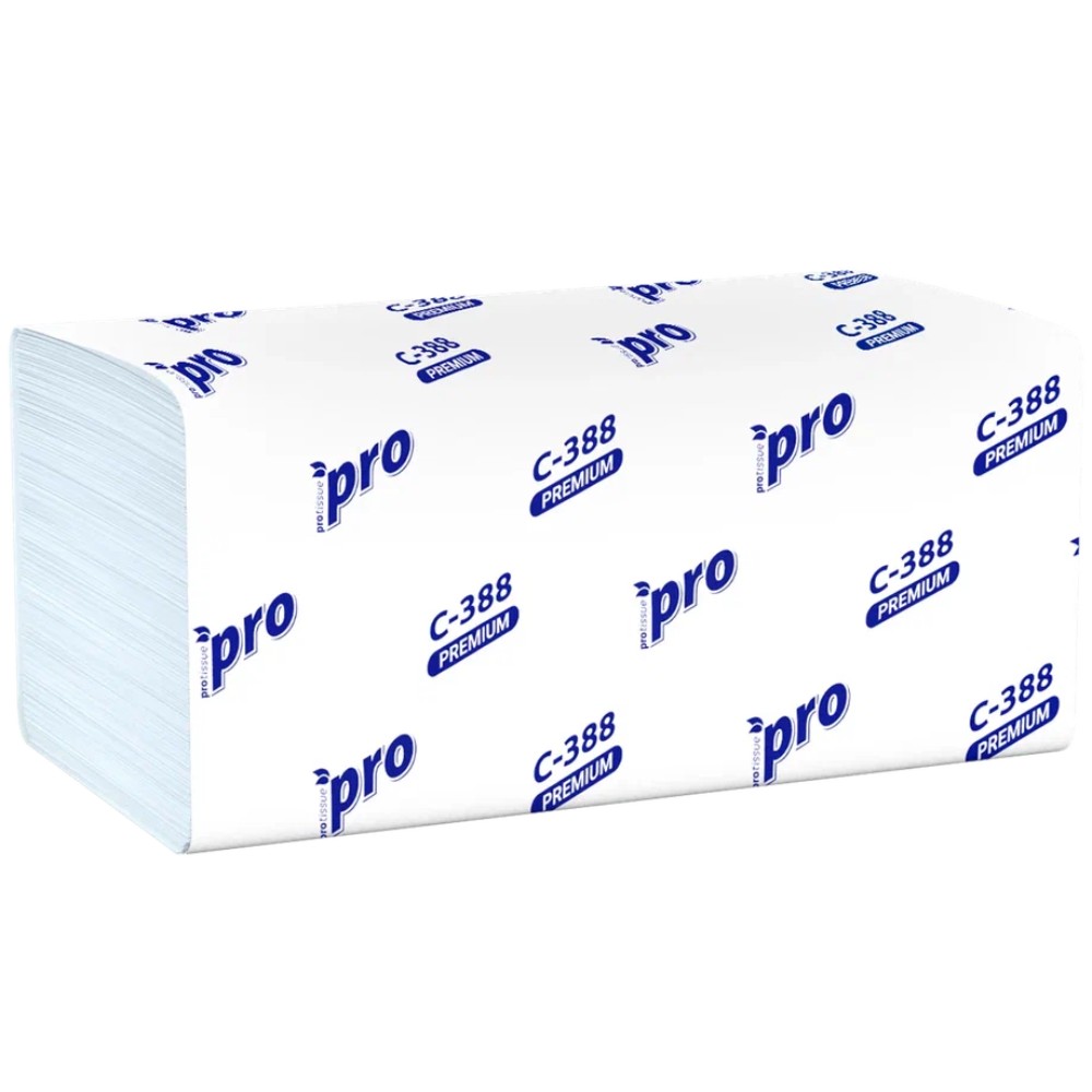 Полотенца бумажные PROtissue, V - сложение, 180 листов, 3 слоя, 100% целлюлоза - 7