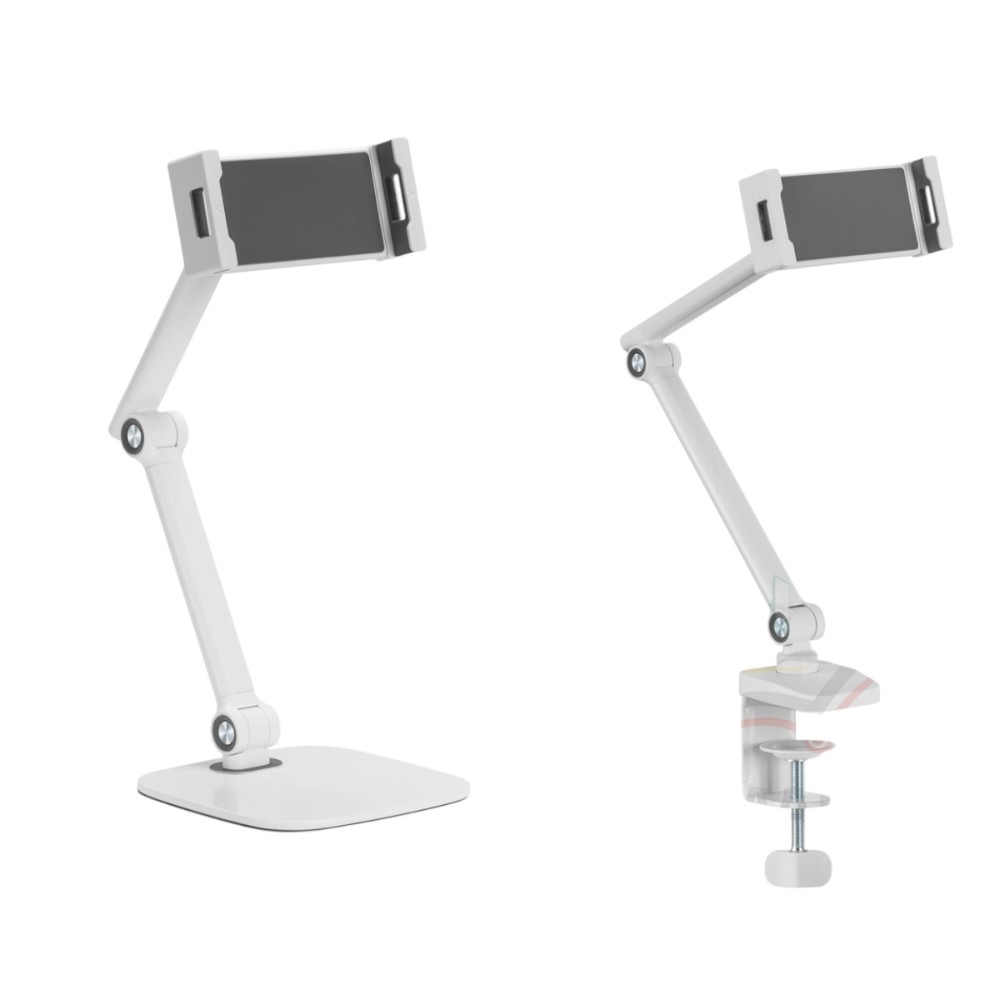 Крепление для планшета (смартфона) Tablet Clamp, белый матовый - 4