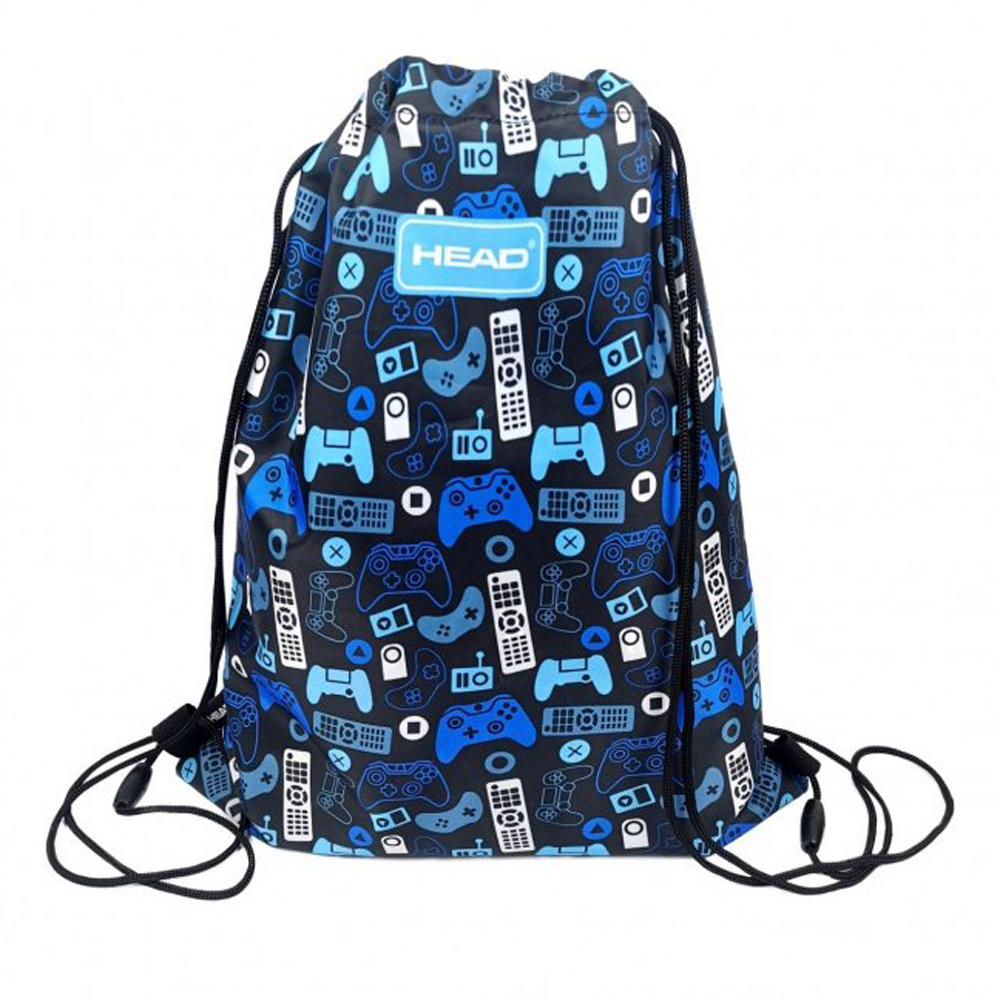 Мешок для обуви "Game on", 33x44 см, темно-синий