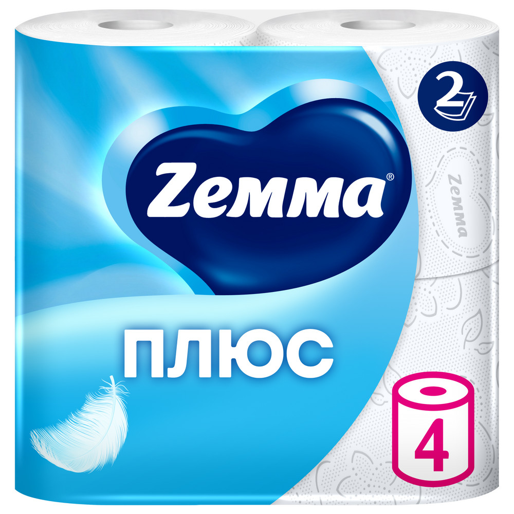 Бумага туалетная Zemma Плюс