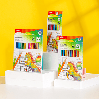 Цветные карандаши "Enovation", 24 цвета - 3
