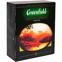 Чай "Greenfield" Golden Ceylon, 100 пакетиков x2 г, черный