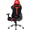 Кресло игровое Defender "Racer", искусственная кожа, металл, черный, красный - 3