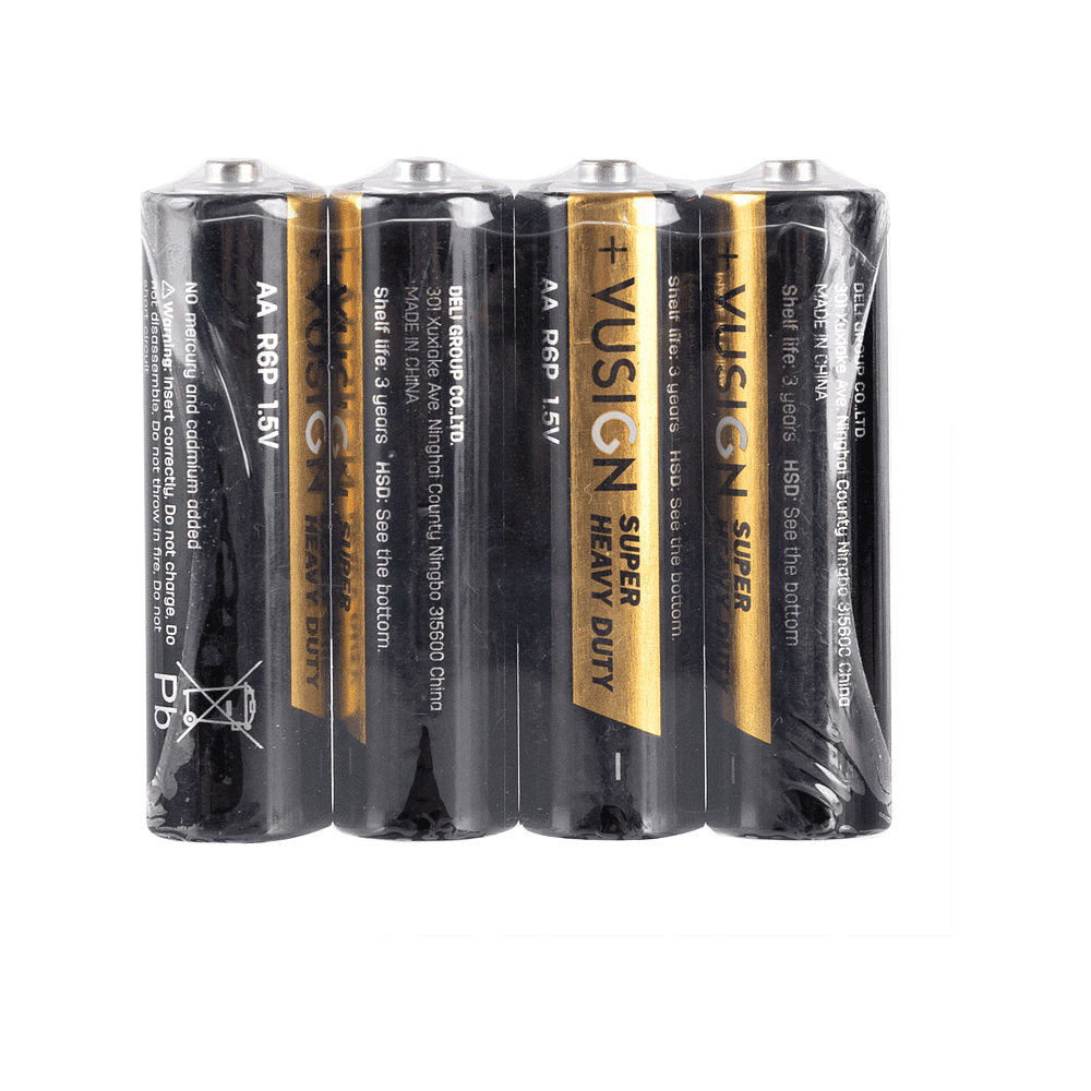 Батарейки солевые Deli "VUSIGN AAА/R03", 4 шт  - 2