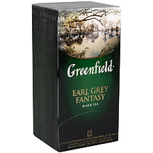 Чай "Greenfield" Earl Grey Fantasy, 25 пакетиков x2 г, черный