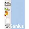 Сменный блок для тетради на кольцах "Genius", A4, 80 листов, линейка, ассорти - 4