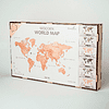 Декор на стену "Карта мира на английском языке" одноуровневый на стену, XXL 3195, натуральный, 100x181 см - 5