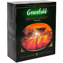 Чай "Greenfield" Kenyan Sunrise, 100 пакетиков x2 г, черный