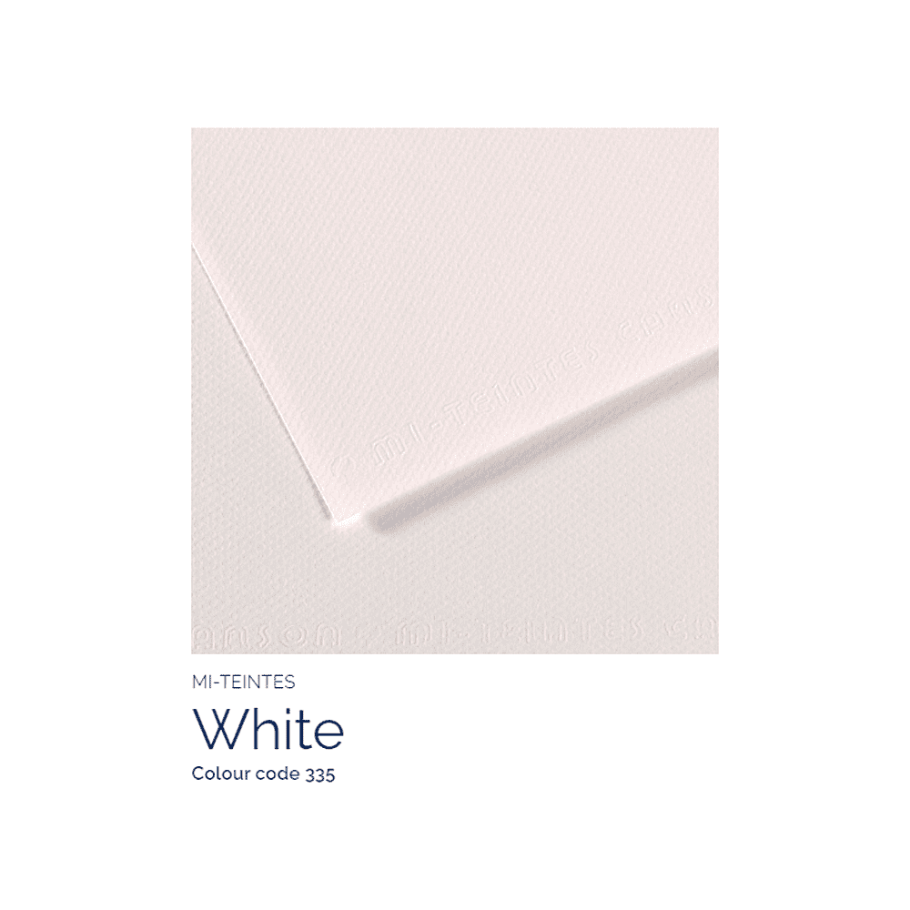 Блок-склейка бумаги для пастели "Mi-Teintes", 32x41 см, 160 г/м2, 20 листов, белый - 2