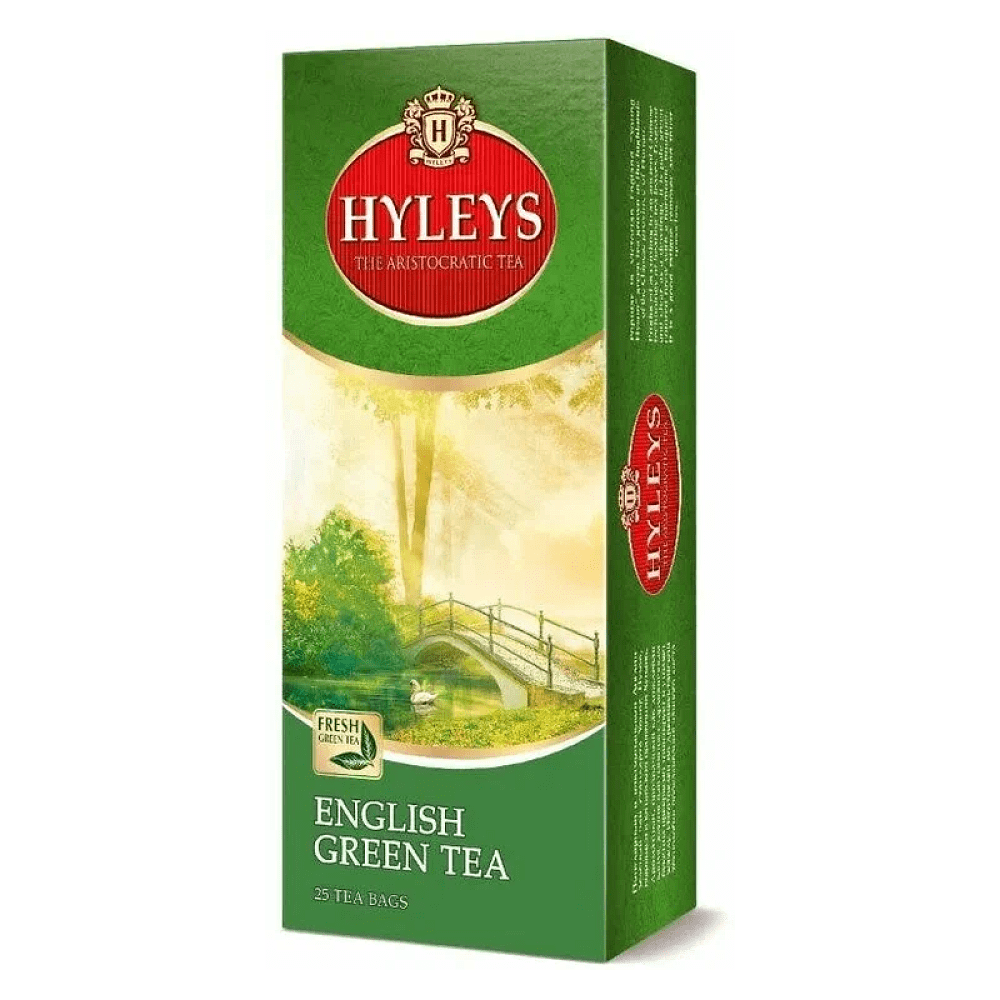 Чай "Hyleys" Английский, 25 пакетиков x2 г, зеленый