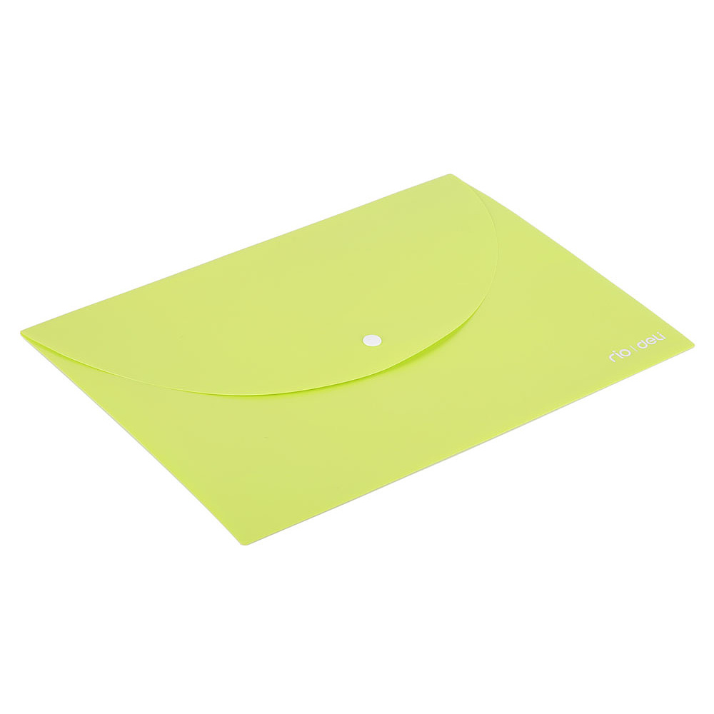 Папка-конверт на кнопке "Deli", A4, ассорти - 4