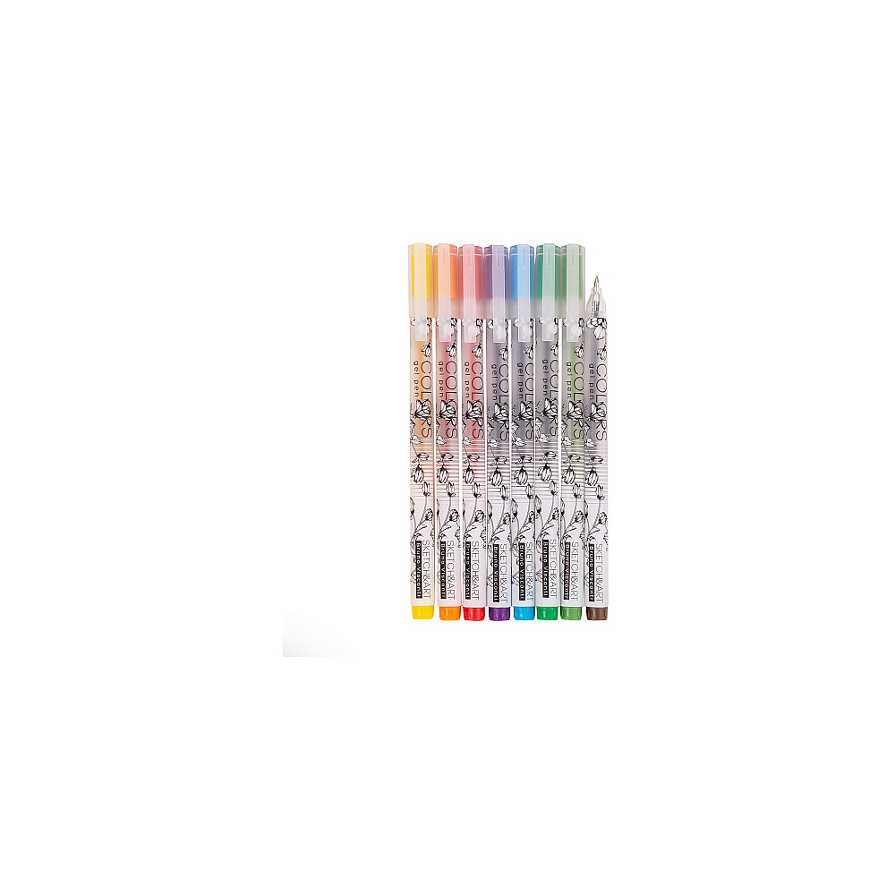 Набор гелевых ручек "Uni Write. Colors", 8 штук - 2