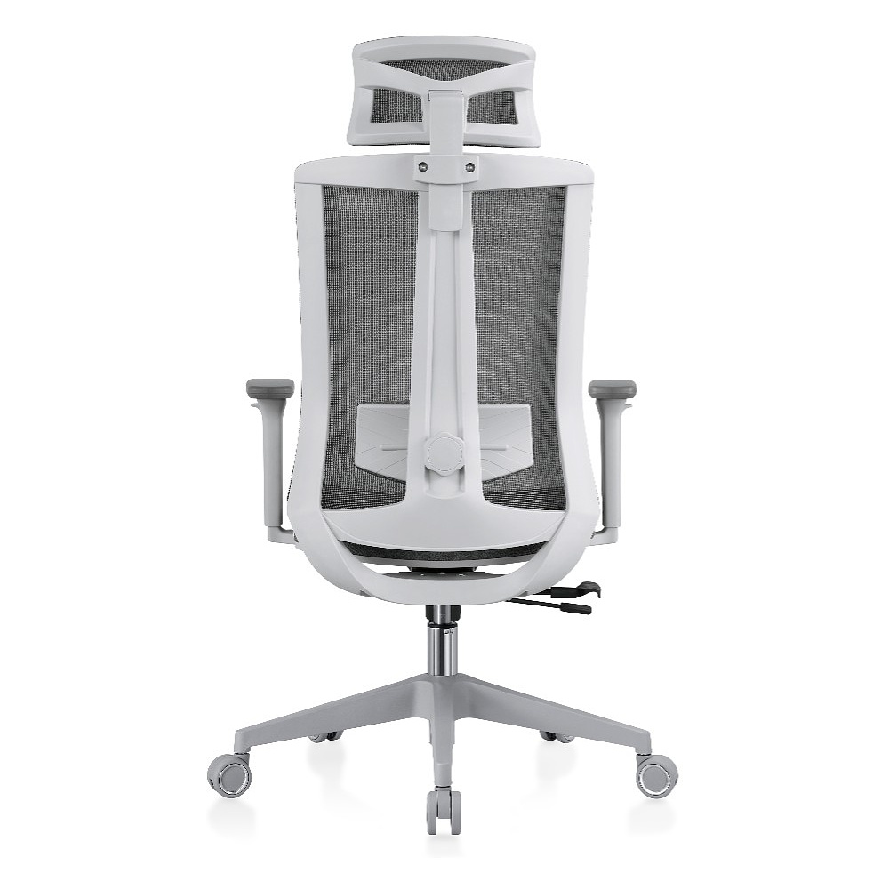 Кресло для руководителя EVOLUTION "ERGO BLISS", ткань, сетка, пластик, серый - 5