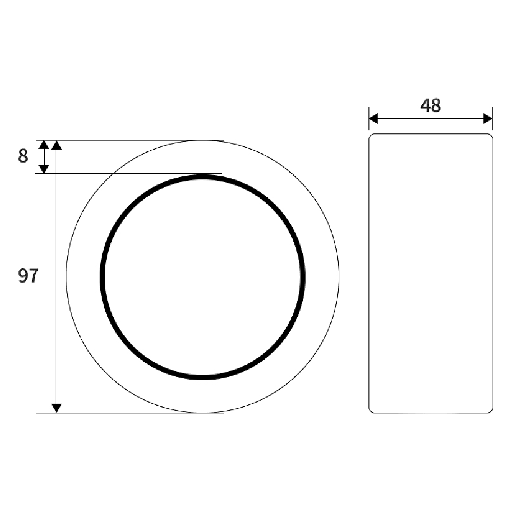 Клейкая лента разметочная Deli "33770", 48x18.2 мм/м, желто-черный - 3