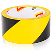 Клейкая лента разметочная Deli "33770", 48x18.2 мм/м, желто-черный - 2