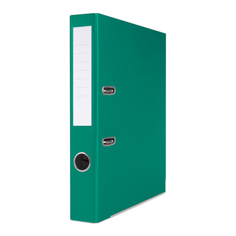 Папка-регистратор "Basic-Smart", А4, 75 мм, ПВХ ЭКО, зеленый